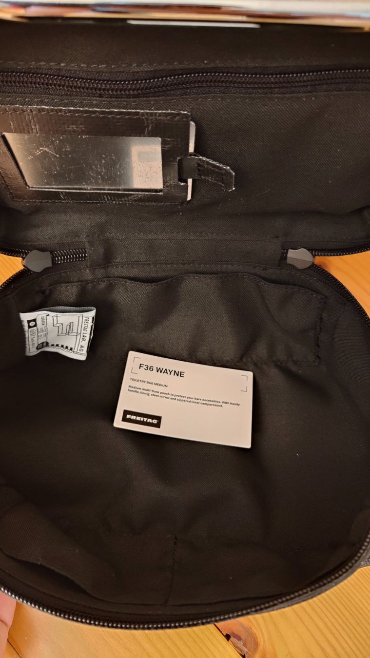 Freitag Custodie per cosmetici: Freitag-Necessaire Wayne F36 – Nuovo (secondo la descrizione) da Winterthur venduto da 1rainbow54 4
