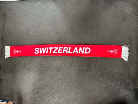 IIHF Eishockey WM 2026 FanSchal Switzerland rot weiss