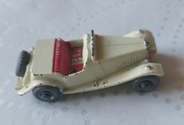 Altes Cabriolet cremeweiss rot 50 er ,5 cm lang