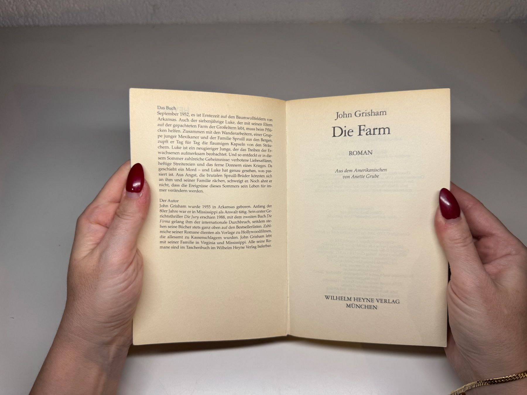 Libri: ROMAN: John Grisham, Die Farm – Usato da Grosswangen venduto da Deutsche_Romane 2