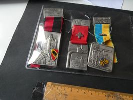 Schweiz, 3 alte Schützen-Medaillen Nr. 6