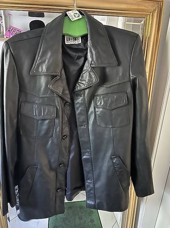 Lederjacke 