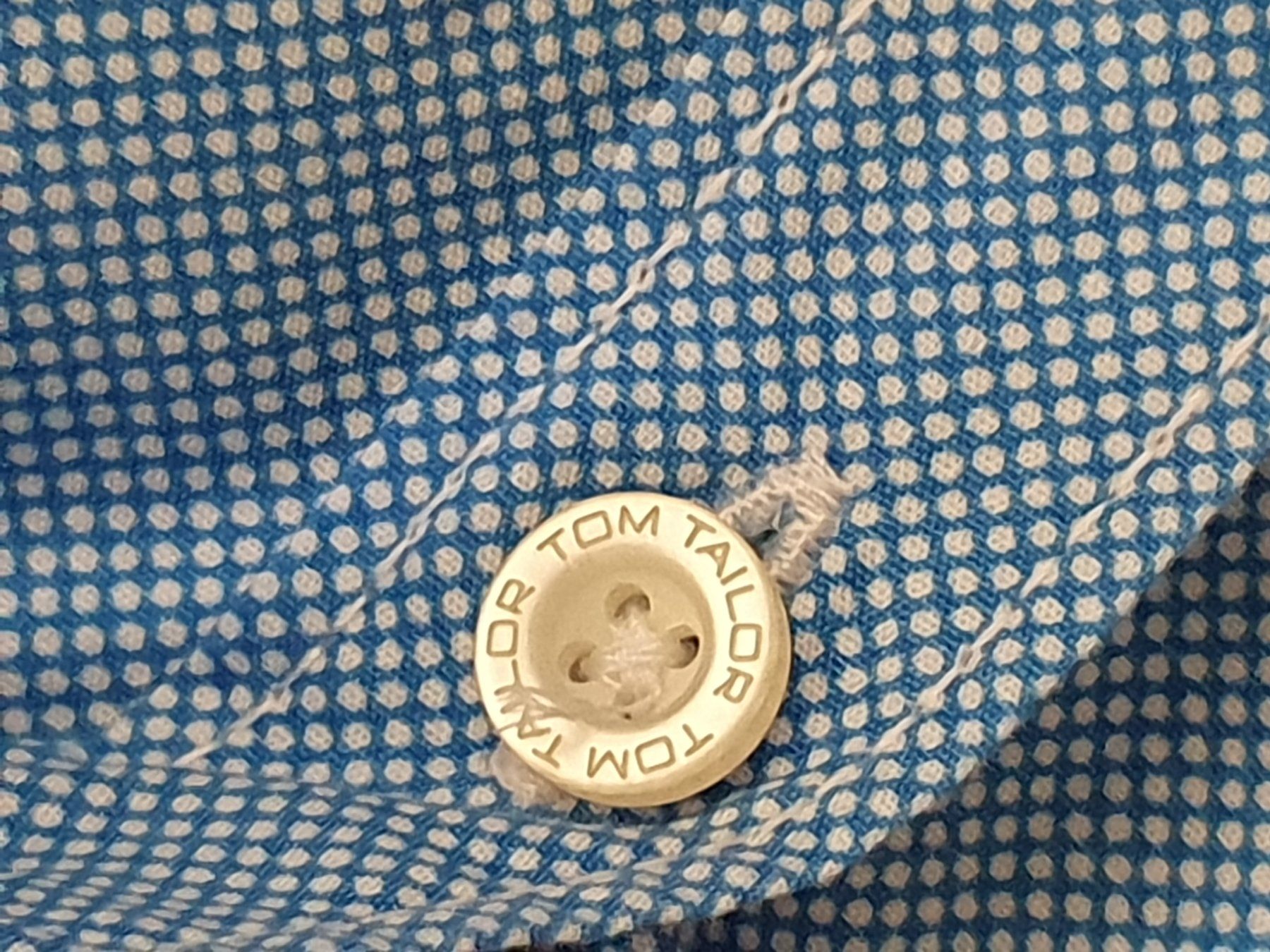 Tom Tailor Camicie: Tom Tailor Hemd, Gr. L, hellblau/weiss – Usato da Zürich venduto da sunflower89 5