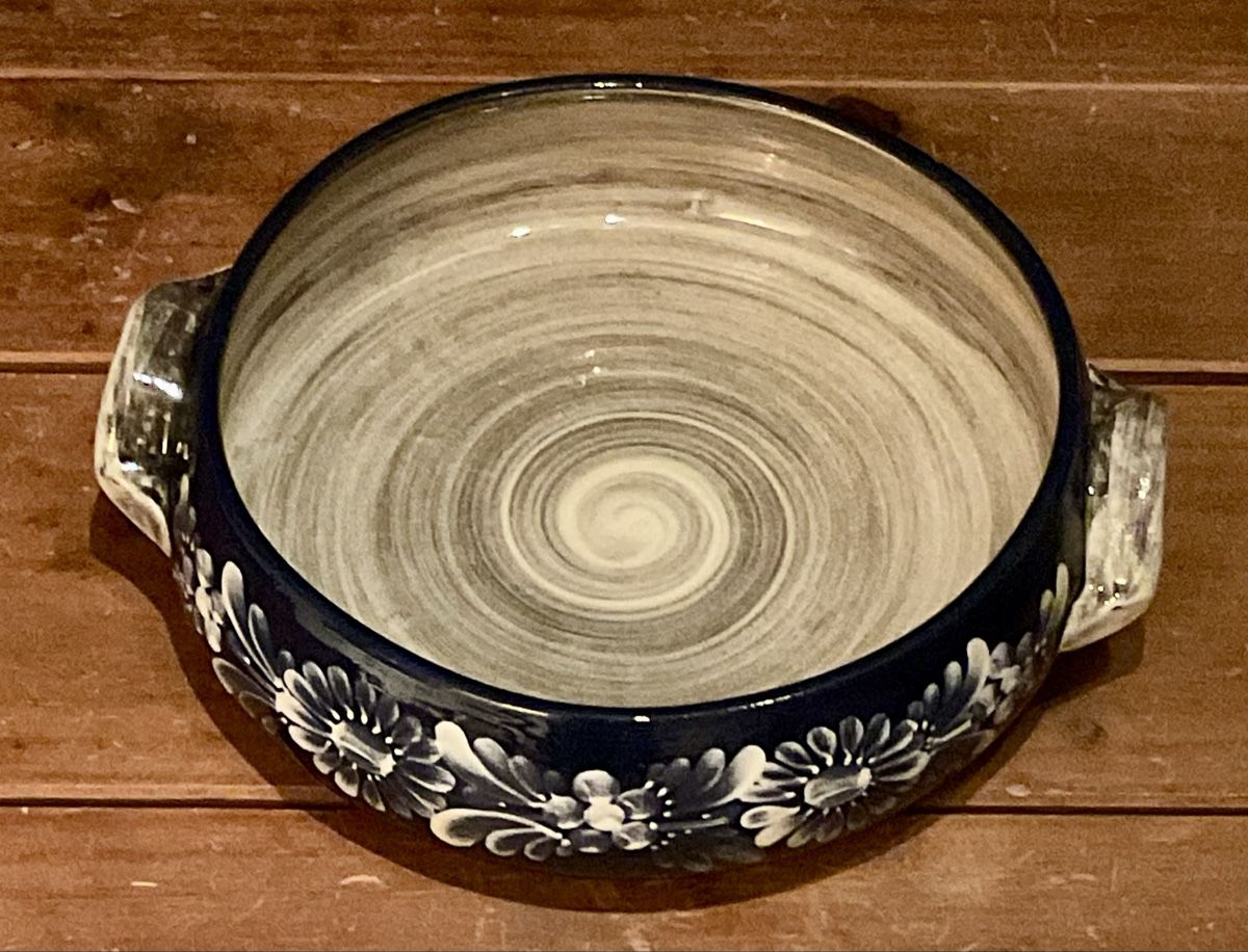 Ciotole: Keramik Schale mit Blumendesign - Handarbeit – Usato da Endingen venduto da nathan05