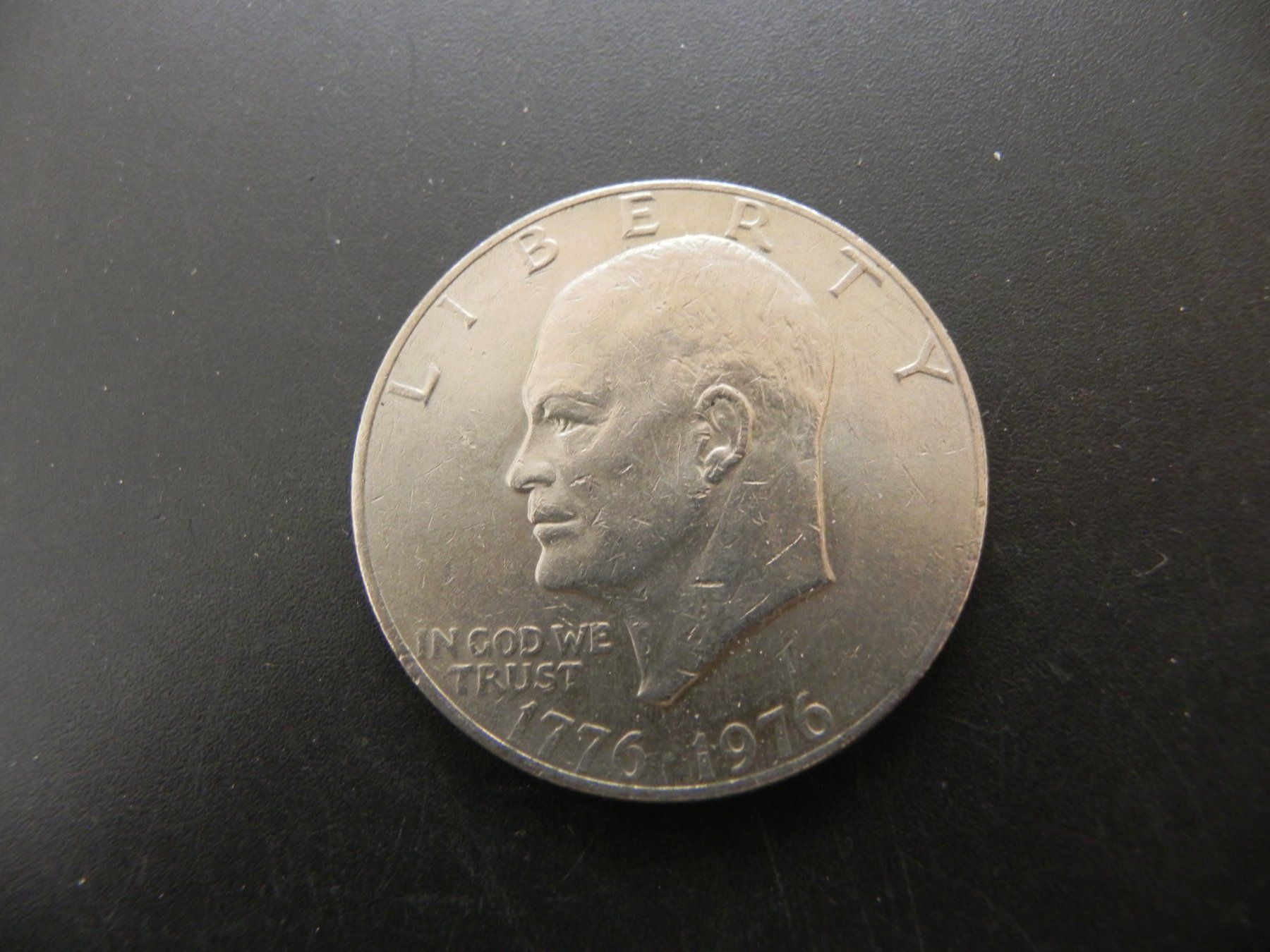 Alle Münzen: USA 1 Dollar 1976  Eisenhower – Gebraucht aus Biel/Bienne von Gogolozi