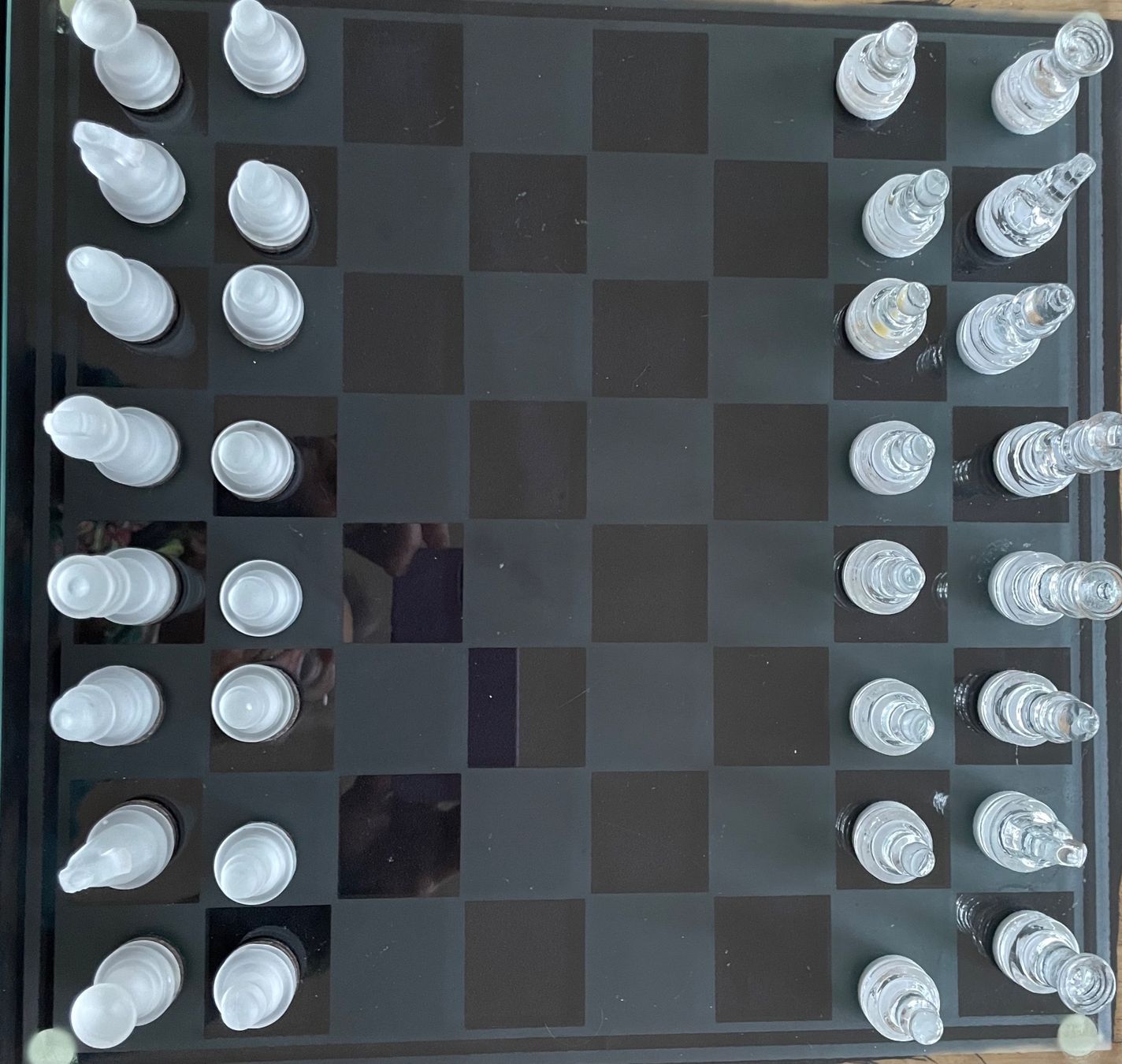 Spiele: Schach aus Glas – Gebraucht aus Hinterkappelen von Allabianca 1