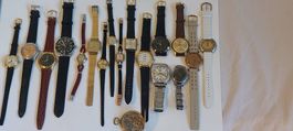 Lot X 18montres mécaniques très rares, anciennes de qualité