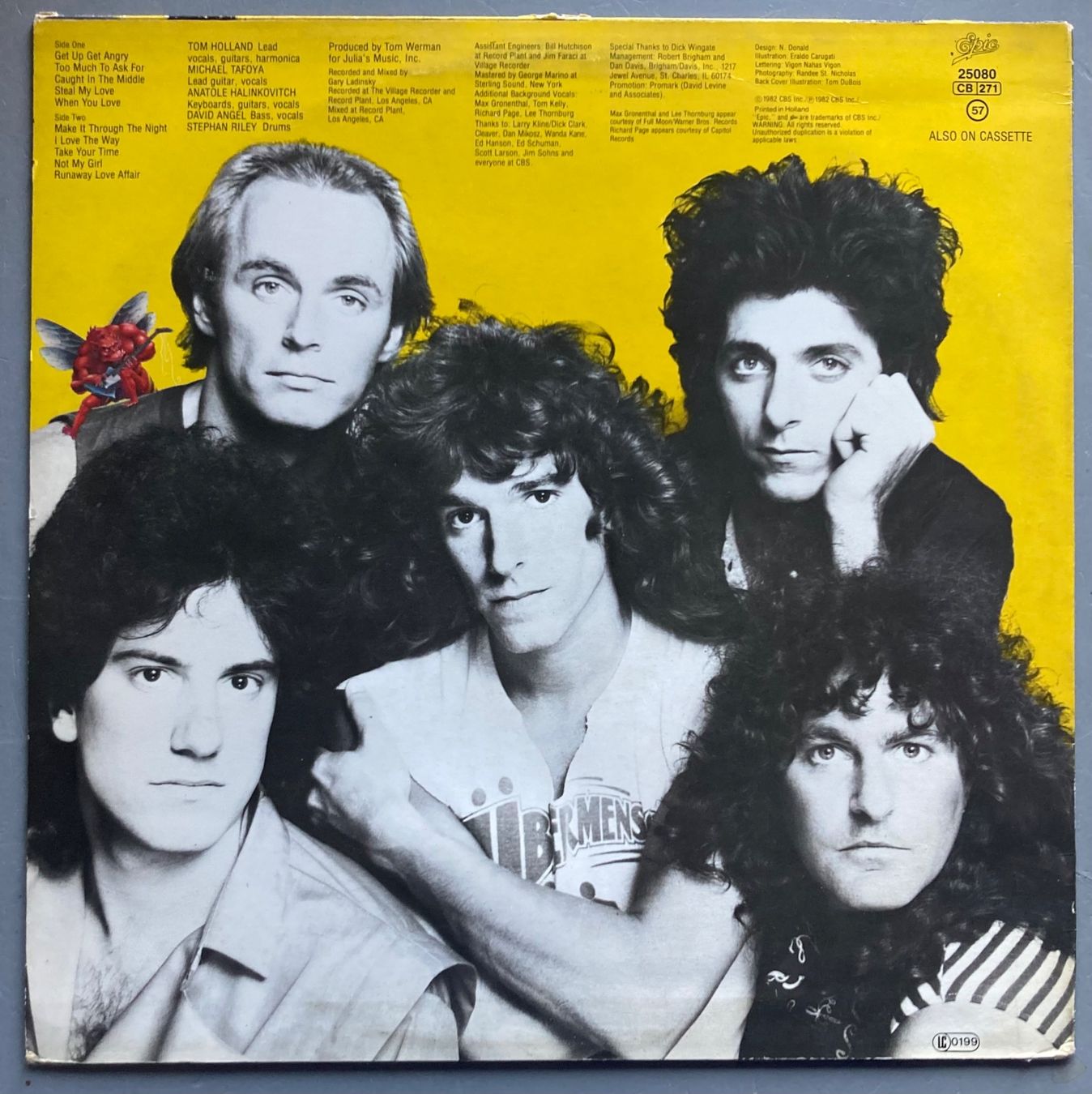 Dischi in vinile: THE B'ZZ - GET UP – Usato da Poliez-Pittet venduto da Newtown-Records 1