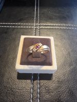 Ring 750 Gold Rubin Diamanten Grösse 56 guter Zustand