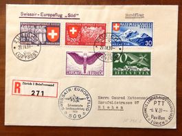 SWISSAIR EUROPAFLUG SÜD, 1939