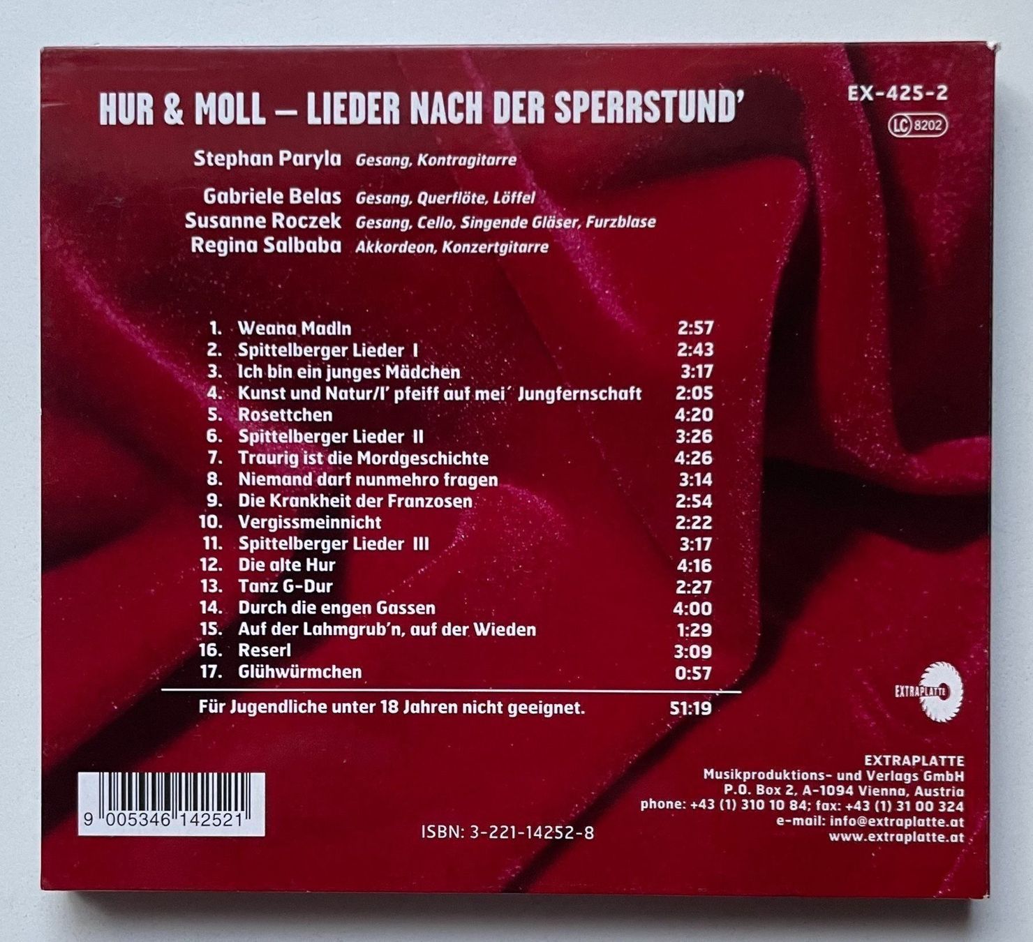 CD: Stephan Parylla / Hur & Moll – Usato da Näfels venduto da rottabi 1