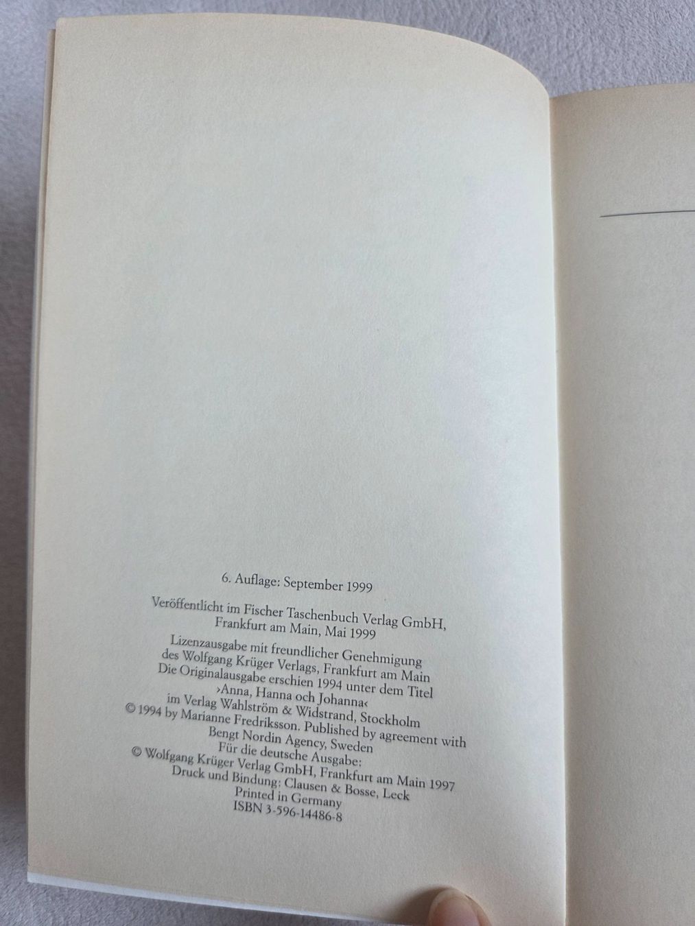Libri: Marianne Fredriksson - Hannas Töchter – Usato da Bergdietikon venduto da Tanne_10 3