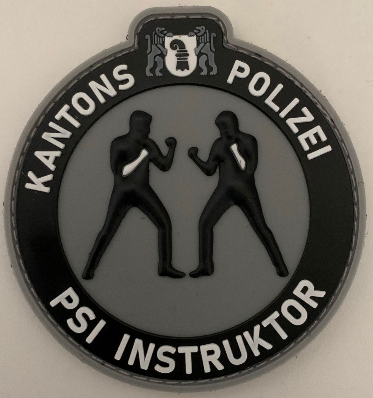 Swiss Placchette & Badge: Kantons Polizei PSI Instruktor Patch, mit Klett. – Nuovo e nell'imballaggio originale da Emmenbrücke venduto da F.ingl-1947
