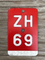 Velonummer ZH 69