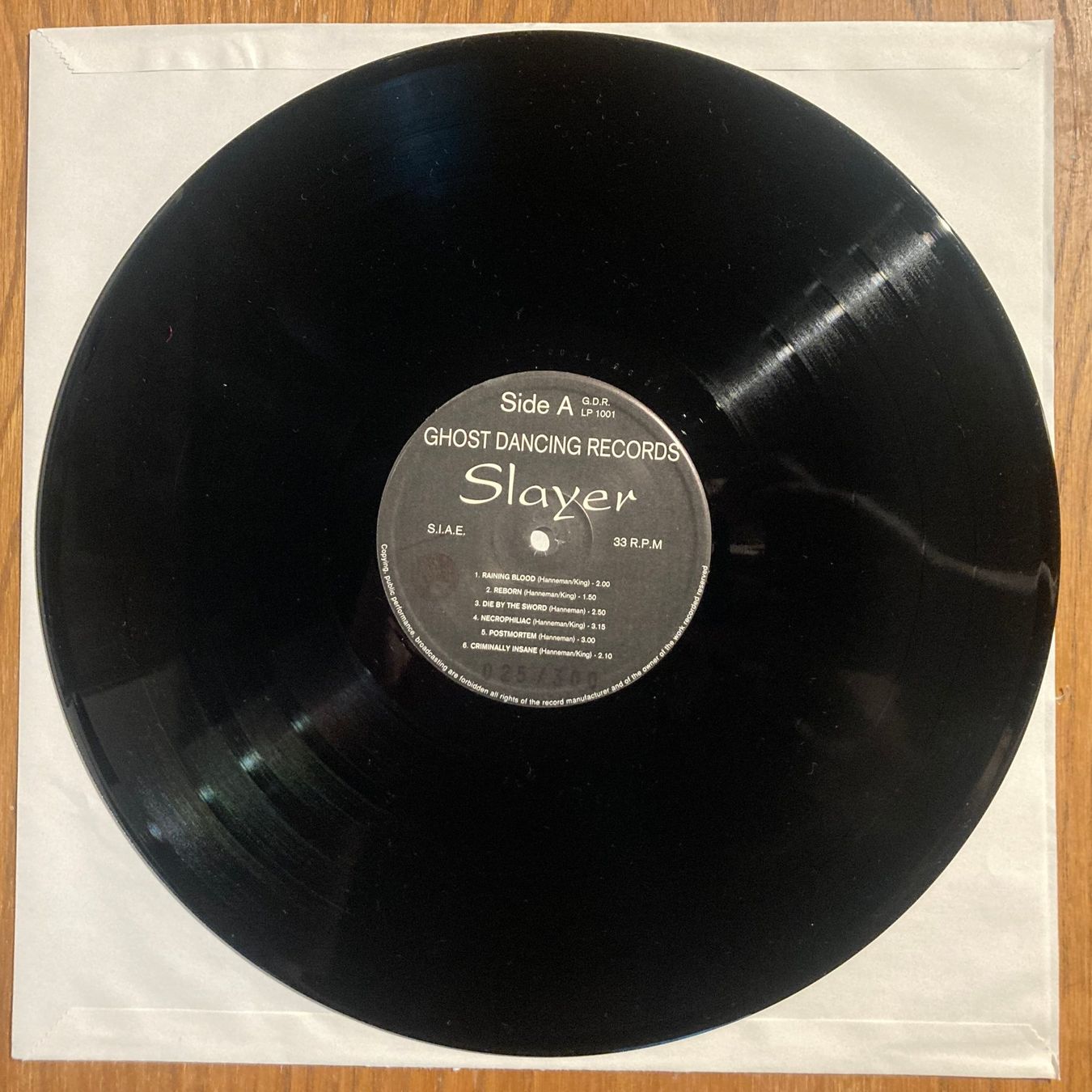 Vinyles: SLAYER "This Is Corpus Christi" BOOTLEG Live 1987 – D'occasion à Attiswil par Jay70 2