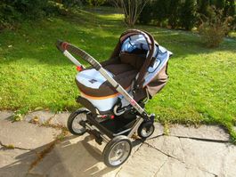 HARTAN Kinderwagen mit Zubehör, Top Zustand