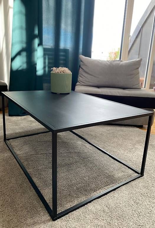 Tavoli: Black metal coffee table 90×60 cm – Nuovo e nell'imballaggio originale da Nyon venduto da ako_k6ln 2