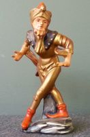 Figur Tänzer Moriskentänzer mit Mütze, Keramik, 1985