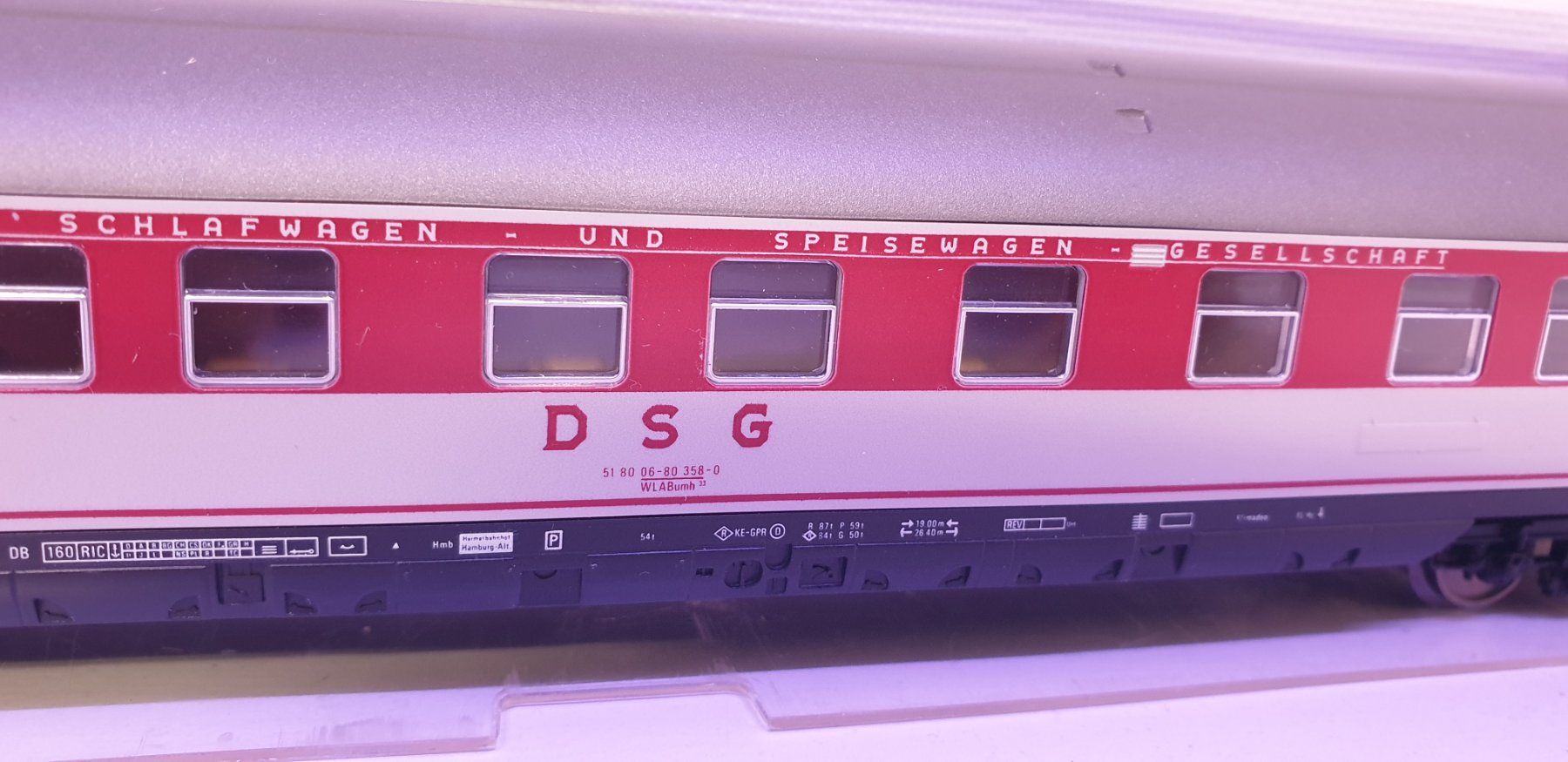 Fleischmann Modelleisenbahnen: Fleischmann  Schlafwagen DSG  5176 – Neu (gemäss Beschreibung) aus Neuenhof von ludovicco 3