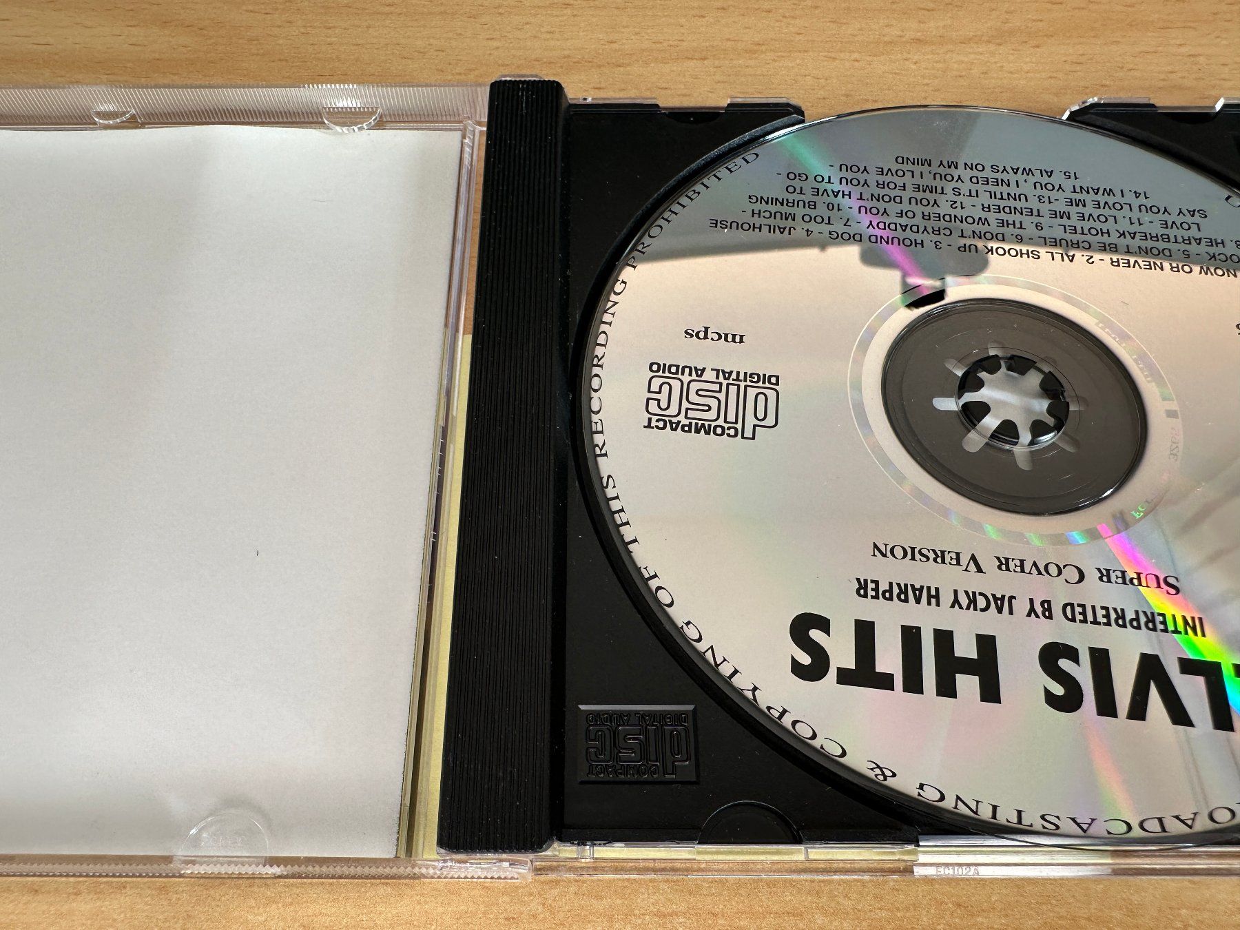 CD: Elvis Hits - Interpreted by Jacky Harper - Cover Version – Usato da Rikon im Tösstal venduto da Alpenmutz 2