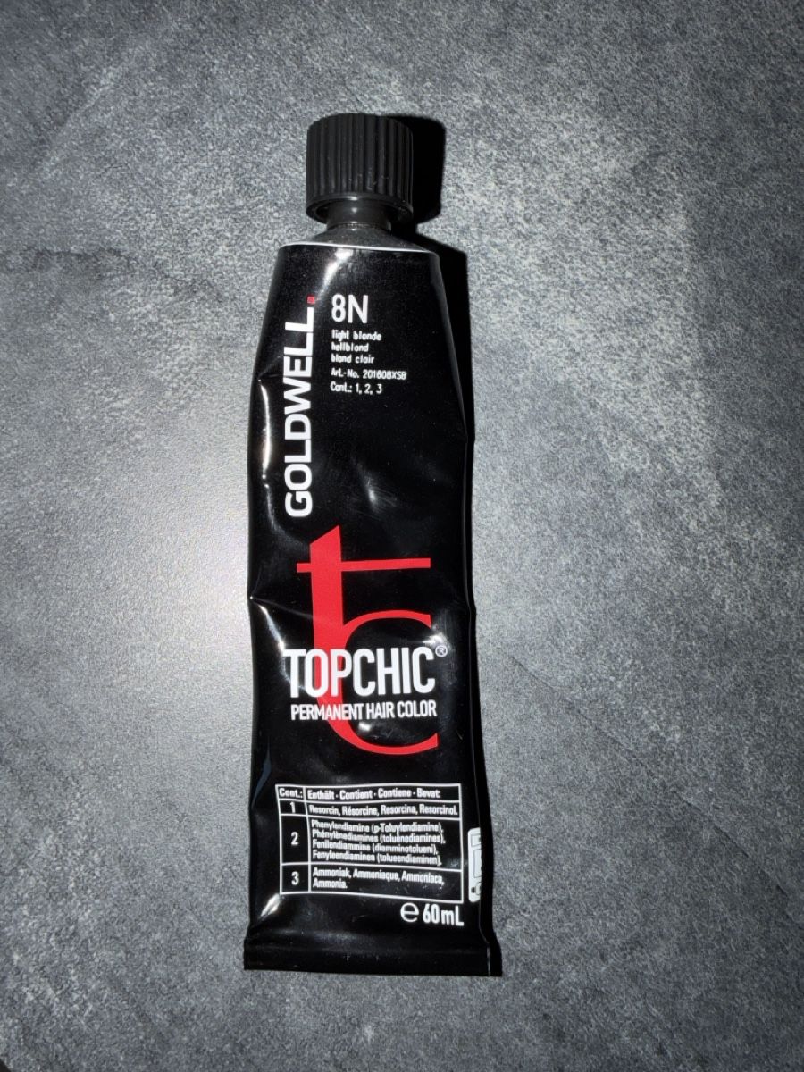 Tinte: Topchic 8N von Goldwell, ca 30 ml – Usato da Röschenz venduto da sar_k5r7