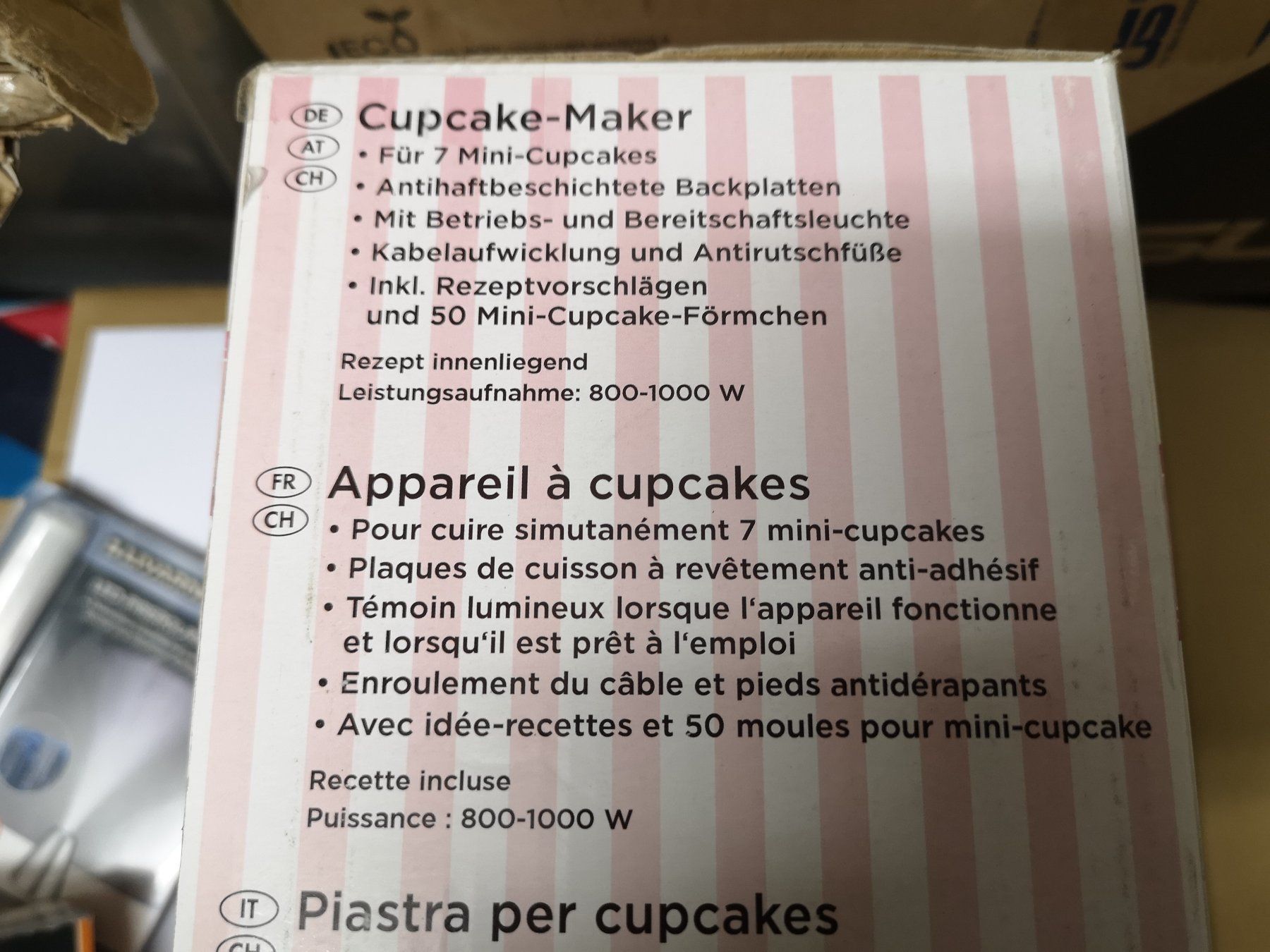 Elettrodomestici da cucina: Dessert Cupcakes Maker Mini Rosa Backen Muffin Maker – Nuovo (secondo la descrizione) da Kloten venduto da Thaipc 5