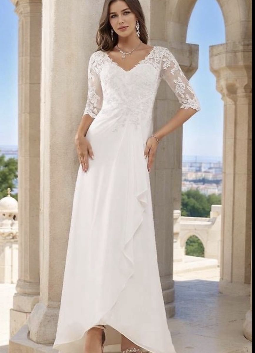 Vestiti: Robe de mariée élégante avec dentelle, taille 36 – Nuovo (secondo la descrizione) da Biel/Bienne venduto da son_svk2