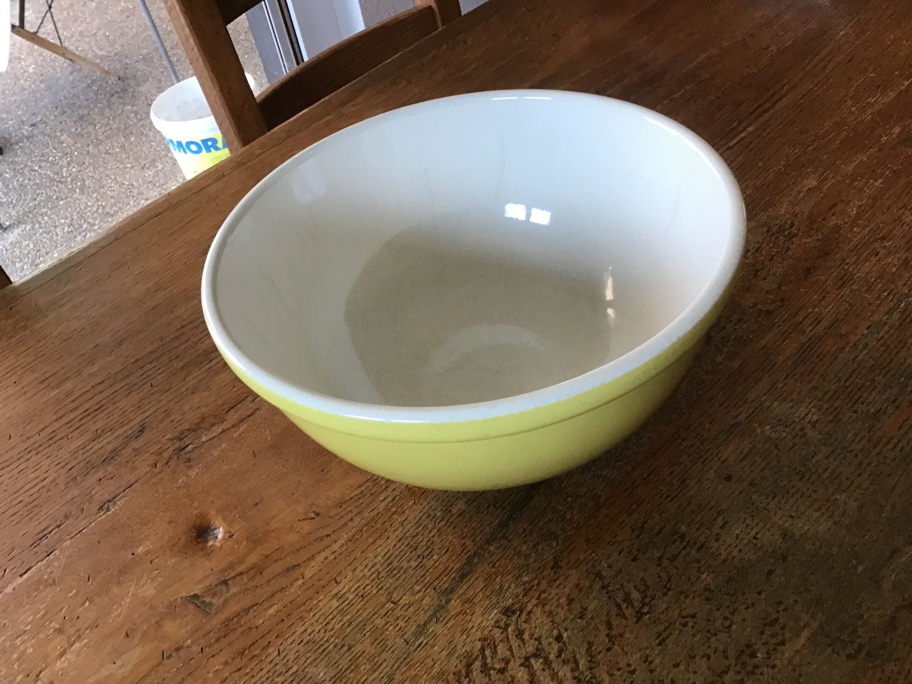Rössler Servierplatten: Immense plat jaune Rössler vintage – Gebraucht aus Fully von Ruby97