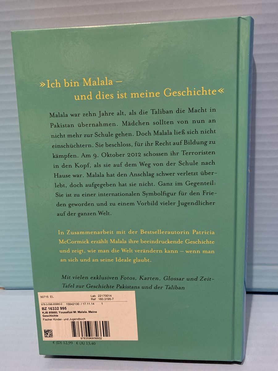 Libri: Malala - Meine Geschichte – Usato da Auslikon venduto da Moisefeder 1