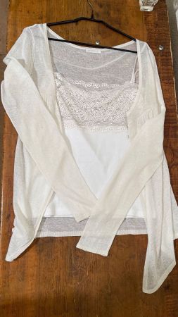 PROMOD 1+1 M/NP65CHF Leine Cottone Bluse Top