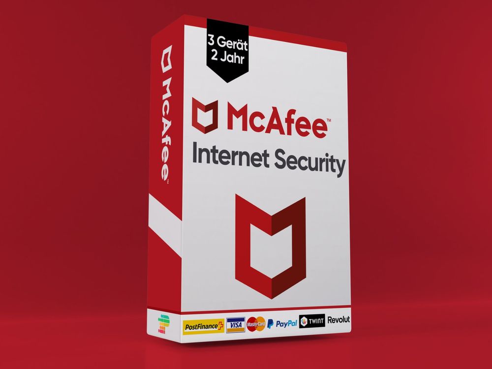 McAfee Internet Security / 3 Geräte / 2 Jahre (Neu (gemäss Beschreibung ...