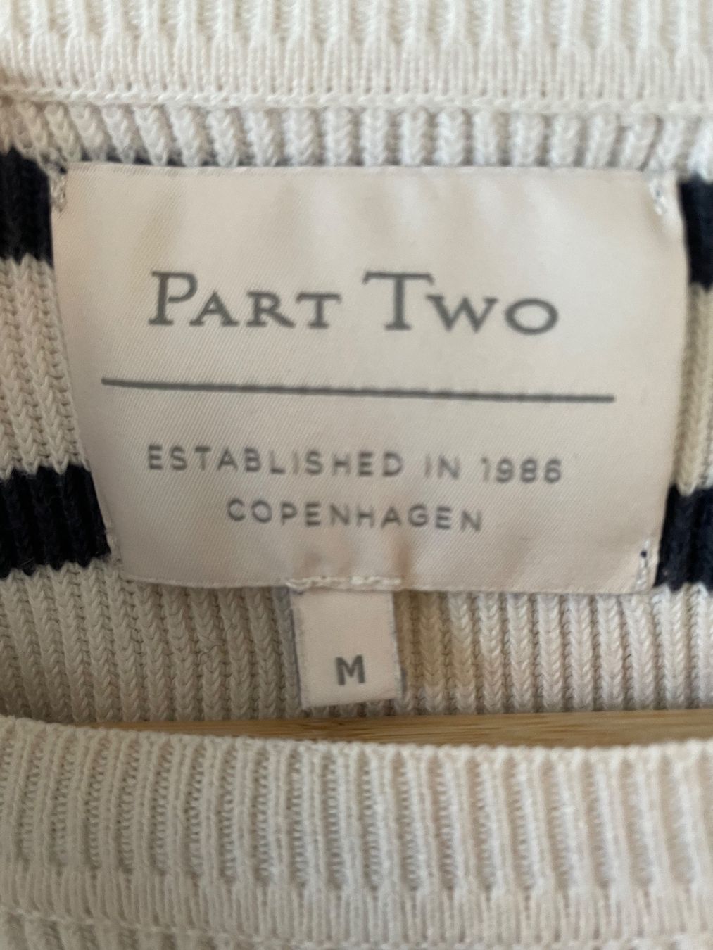 Pullover & Sweatshirts: Part Two Streifenpullover M, Maritimer Feinstrick creme/navy – Gebraucht aus Neukirch an der Thur von bee88 2