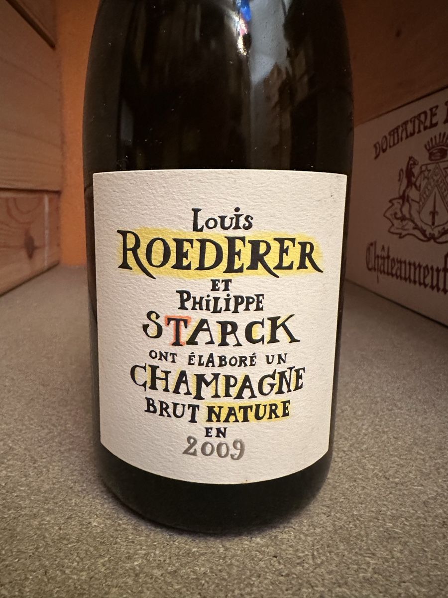 Louis Roederer Vino: Louis Roederer Brut Nature Philippe Starck 2009 – Nuovo e nell'imballaggio originale da Elsau venduto da sch_6mcn 1