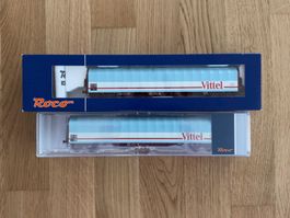 ROCO 76453 + 66314 Lot de 2 wagons bachés Vittel