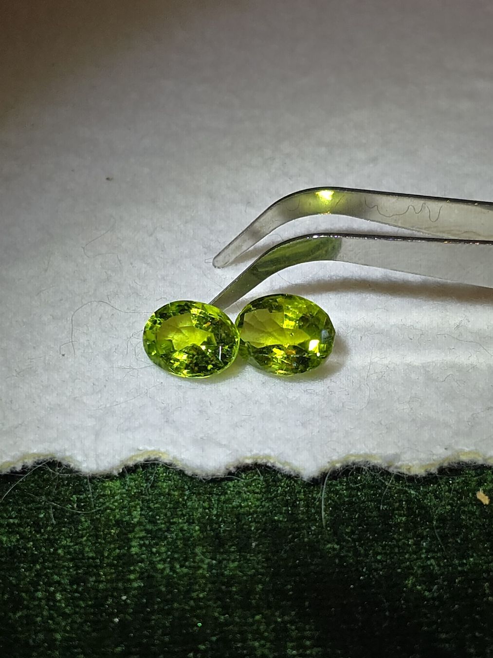 Pietre preziose: paire de Peridot 6.2ct – Usato da Carouge GE venduto da fra_sq8s 1