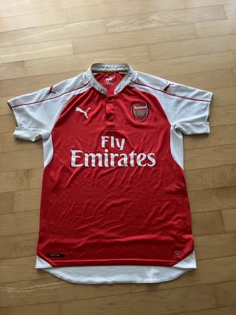Fussballtrikot Arsenal Puma rot-weiss Grösse M