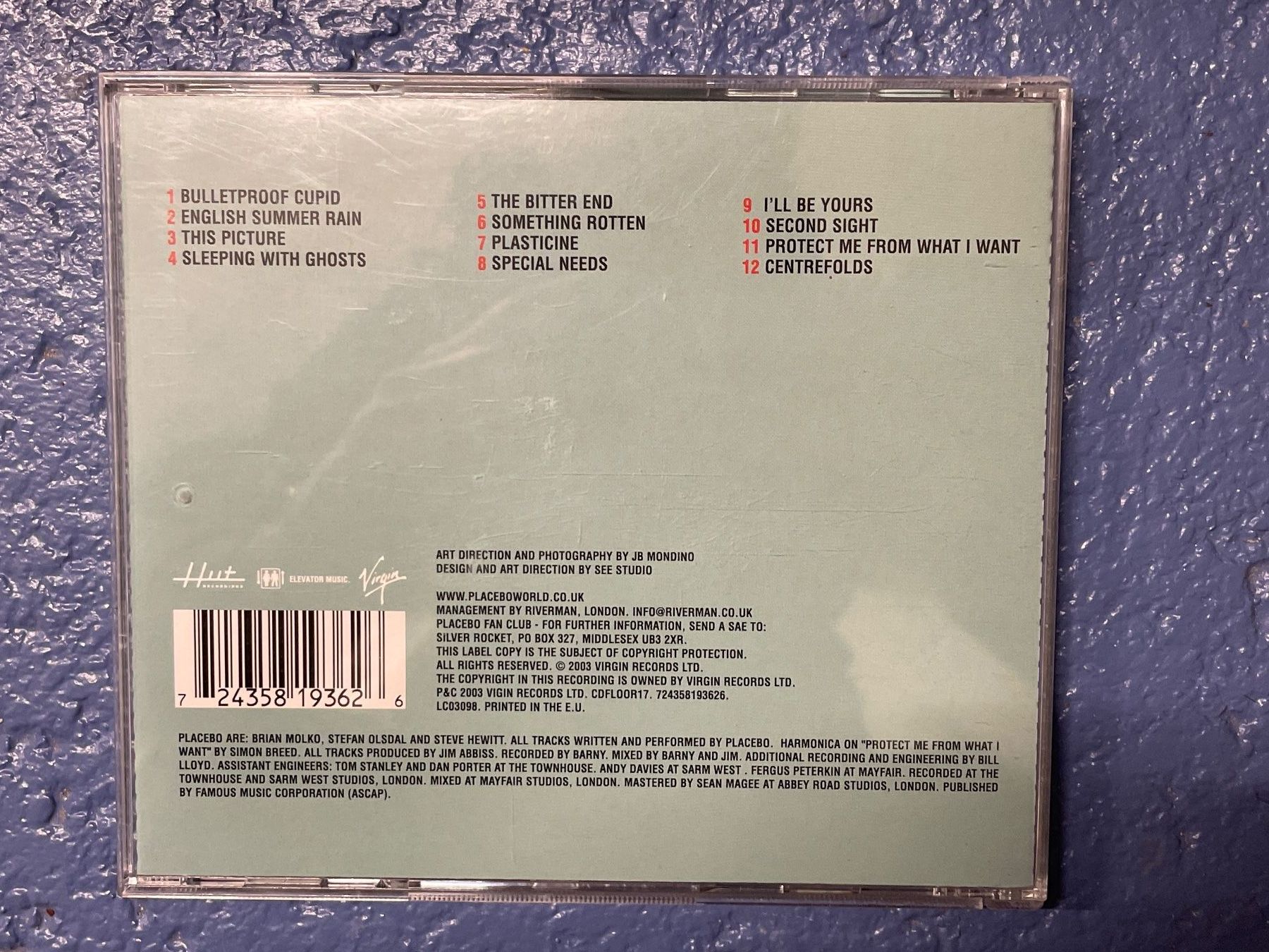 CDs: [CD] PLACEBO - Sleeping With Ghosts (2003) – Gebraucht aus Frasnacht von DiskSelection 1