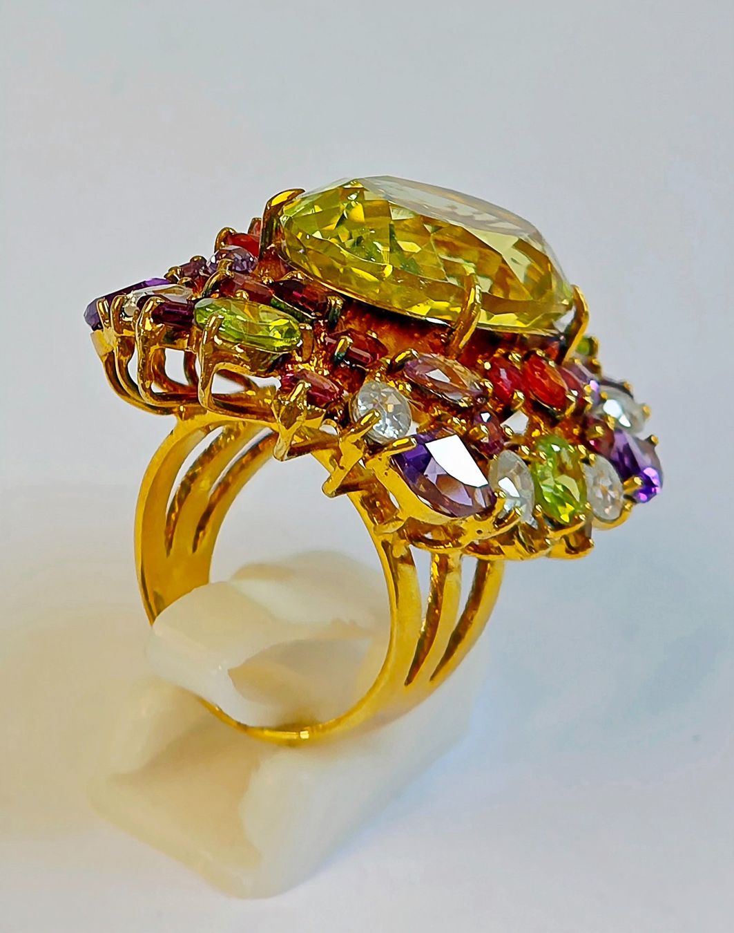 Sonstiger Schmuck: Set Ring Ohrringe Gelb Edelsteine Neu – Neu (gemäss Beschreibung) aus Zürich von ben_mn5h 9