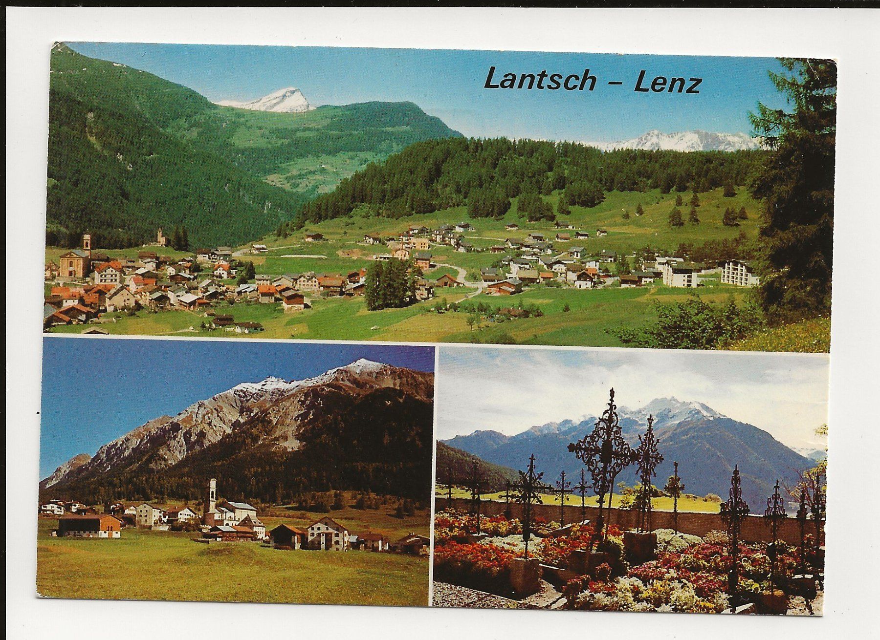 Cartoline postali: AK 1985 Lantsch-Lenz GR – Usato da Greifensee venduto da 315WDO