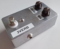 3Verb Reverb Pedal - Nachbau aus Musikding.de Bausatz