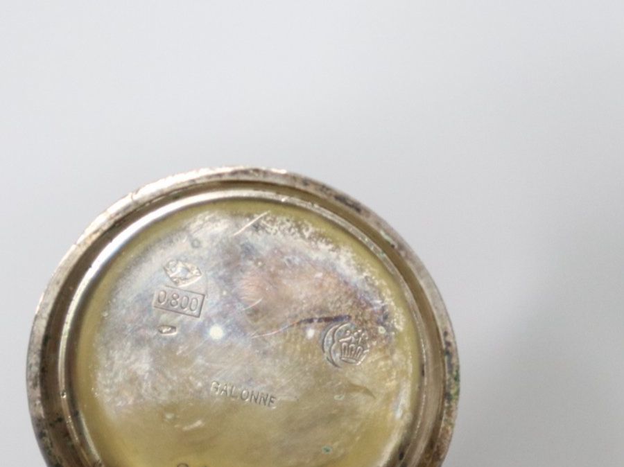 Uhren: Antike Taschenuhr 800 Silber Damen – Defekt aus Eschenbach SG von Astalavista 2
