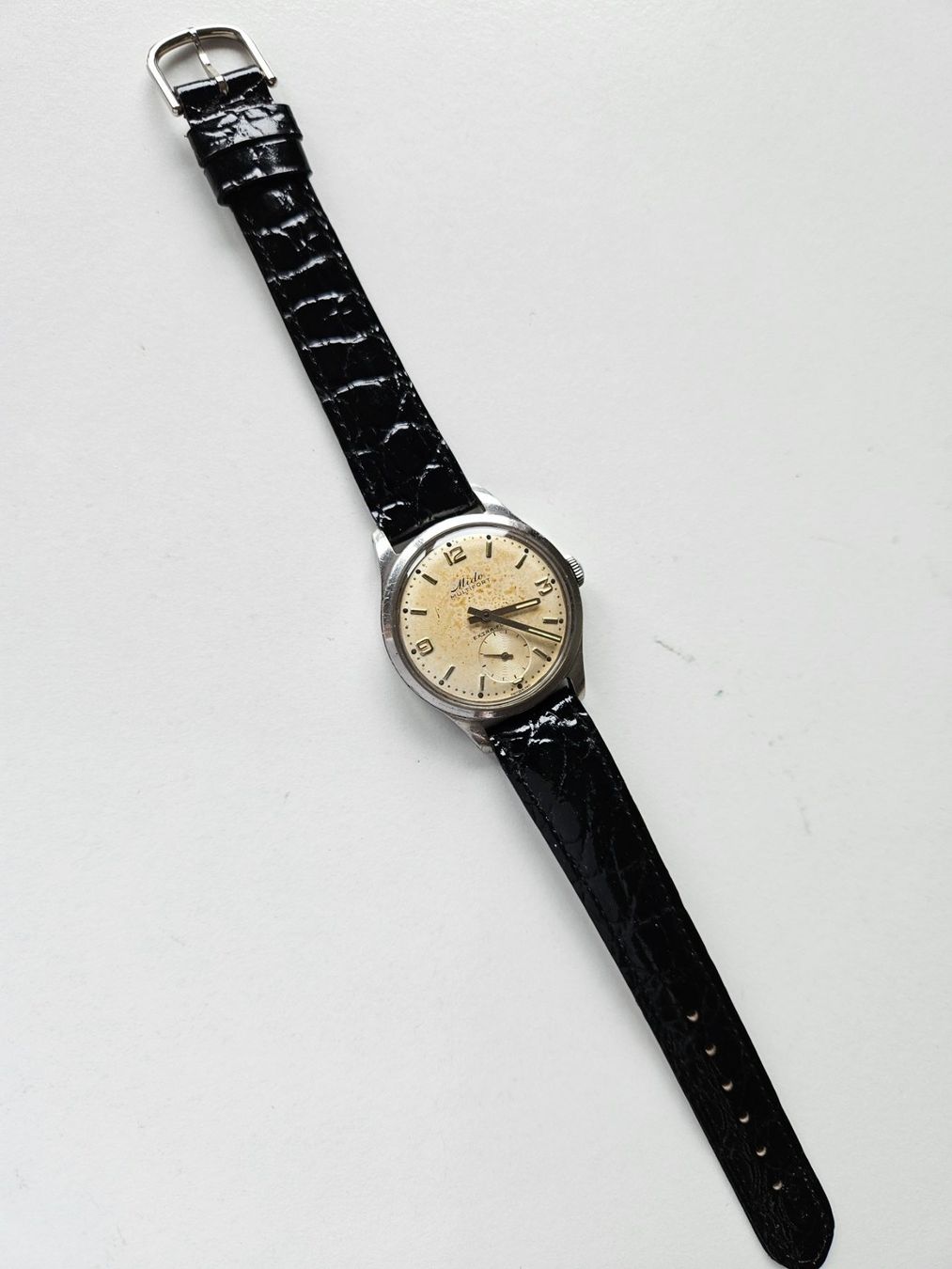 Mido Orologi: 372 Mido Multifort Extraflat Tigerpatina – Usato da Berikon venduto da mmm21 3