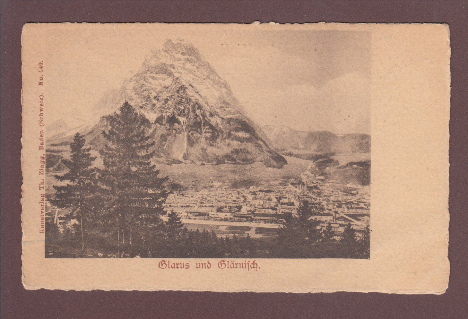 Cartoline postali: GLARUS - Glärnisch – Usato da Pully venduto da nicecards