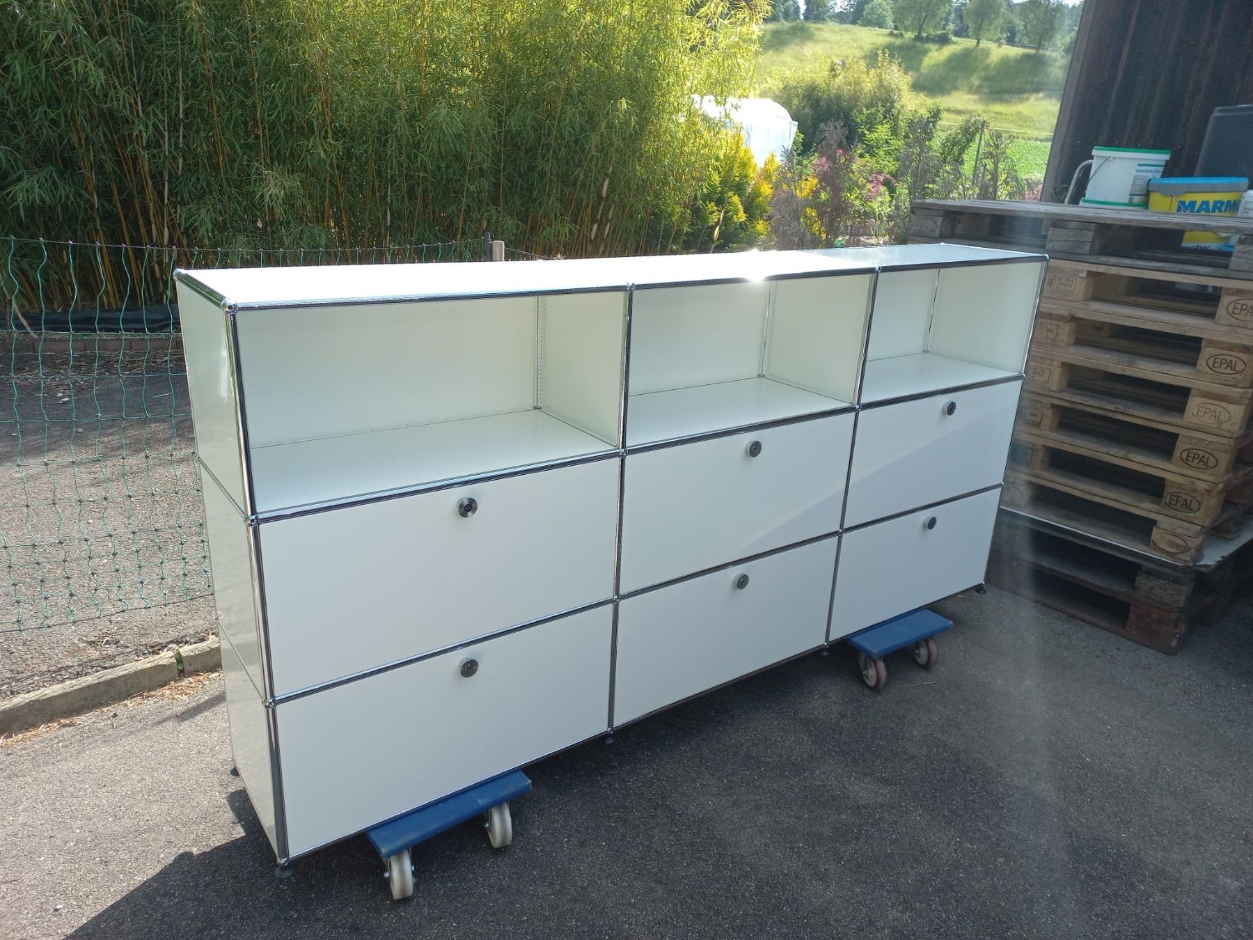 USM Scaffali: USM Haller Sideboard 3 / 3 - Farbe Reinweiss – Nuovo (secondo la descrizione) da Rikon im Tösstal venduto da Kurt_Goes_Classic 3
