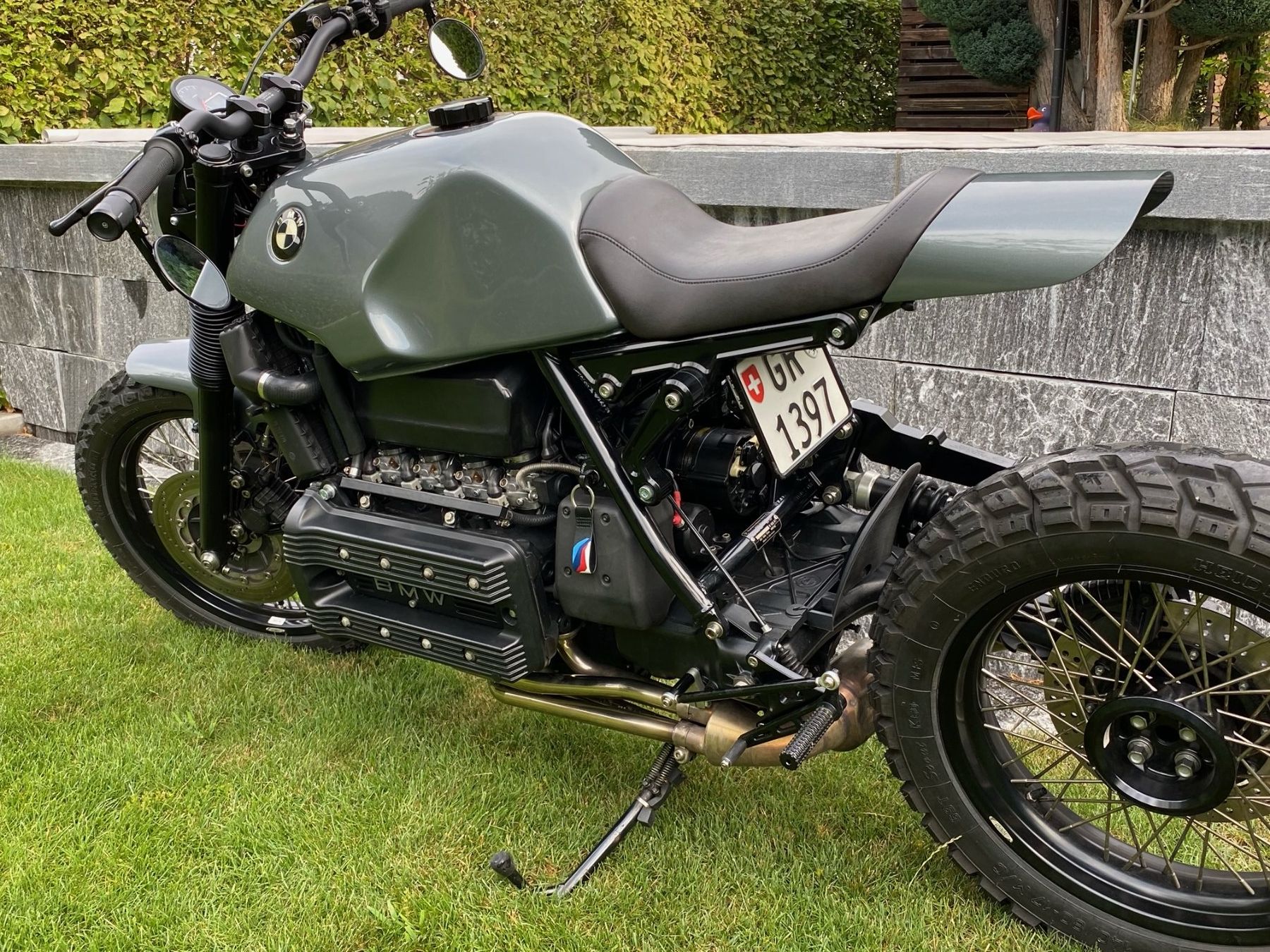 BMW Strada: BMW K100 Scrambler - Cafe Cacer Einzelstück – Usato da Rhäzüns venduto da donpaga 1