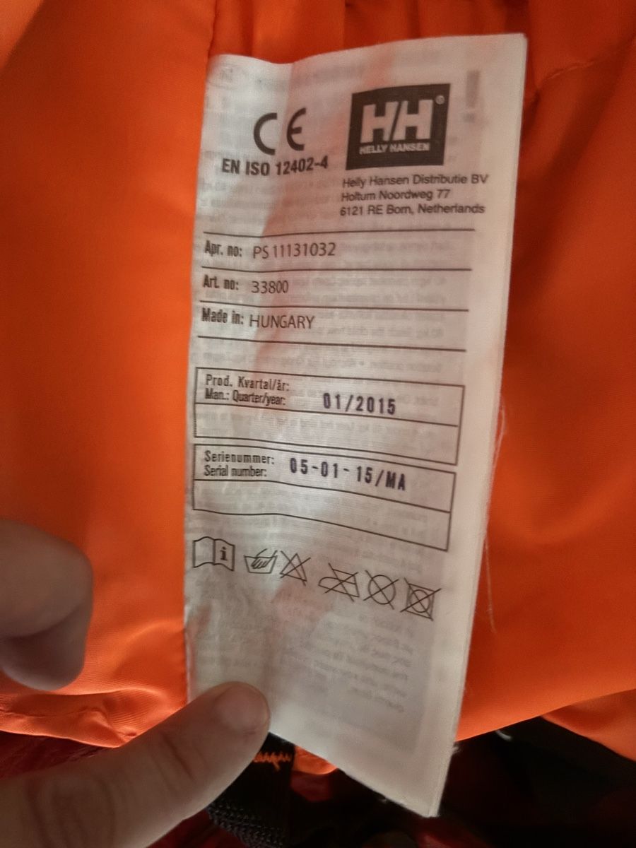 Helly Hansen Schwimmwesten: Schwimmweste Rettunsweste 100N – Gebraucht aus Weisslingen von AndRea0405 3