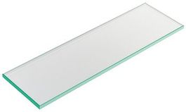 2 Stück Glastablar - Glasboard - Glasablage - Tablar - 8 mm