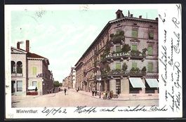 Winterthur, Hotel Walhalla und Blick in 