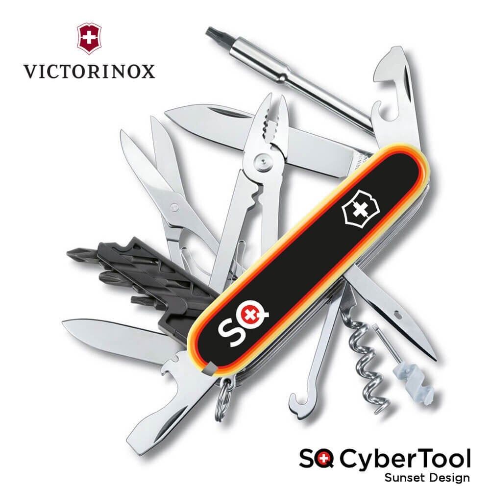 Victorinox Taschenmesser: Victorinox SQ Cybertool Sunset Design – Neu und originalverpackt aus Agno von  5