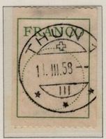 3139D)  Francozettel Vollstempel THUN